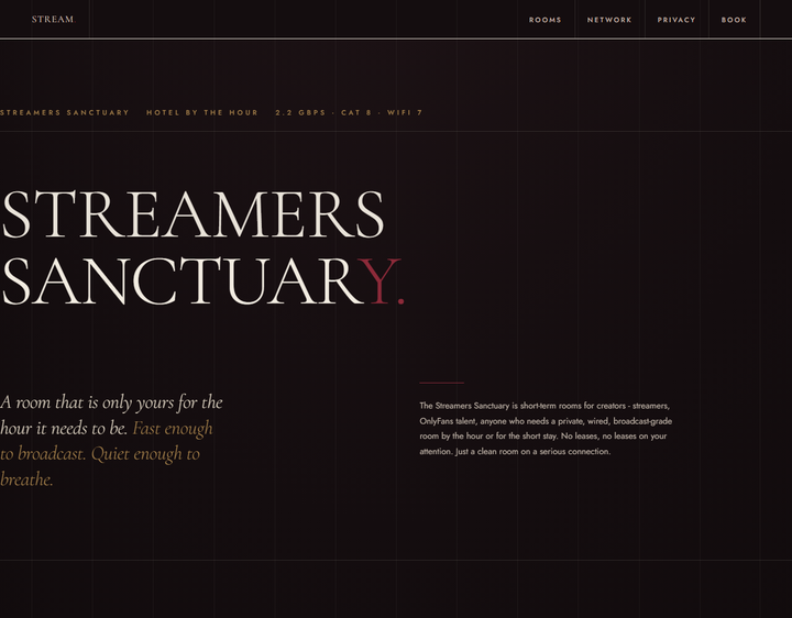 Streamer sanctuary